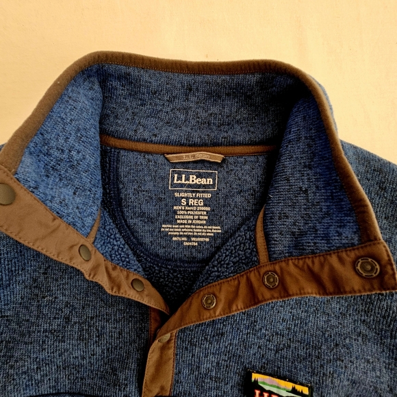L.L. Bean Men's Sweater Fleece Pullover - Picture 2 of 4